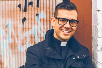 Singing Priest stamp